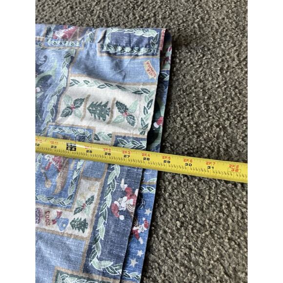 Reyn Spooner Mens Multicolor Christmas Short Sleeve Hawaiian ButtonUp Shirt Sz L - Picture 3 of 6